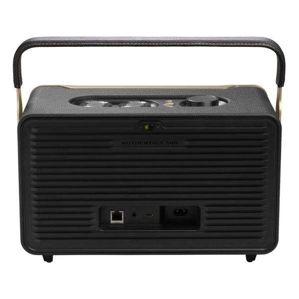 JBL Authentics 300 - Wireless Home Speaker, Music Streaming Services via Built-in Wi-Fi, Built in Battery, Built in Alexa and Google Assistant JBL Authentics 300 - Wireless Home Speaker, Music Streaming Services via Built-in Wi-Fi, Built in Battery, Built in Alexa and Google Assistant